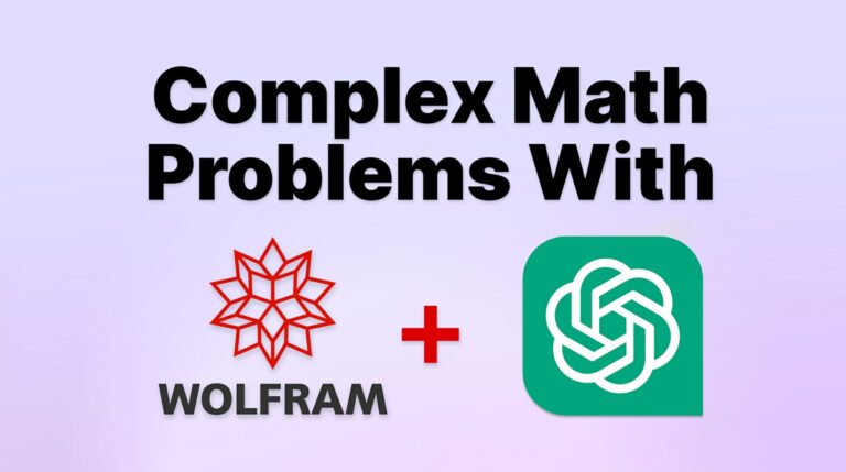 answering a math problem using chatgpt and wolfram alpha plugin