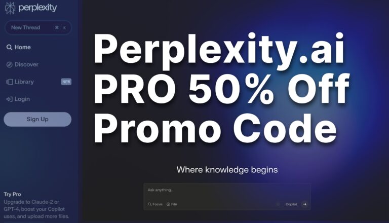 perplexity.ai pro 50% off discount code